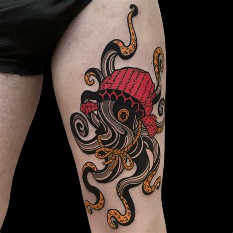 octopus skull tattoo|japanese style octopus tattoo.